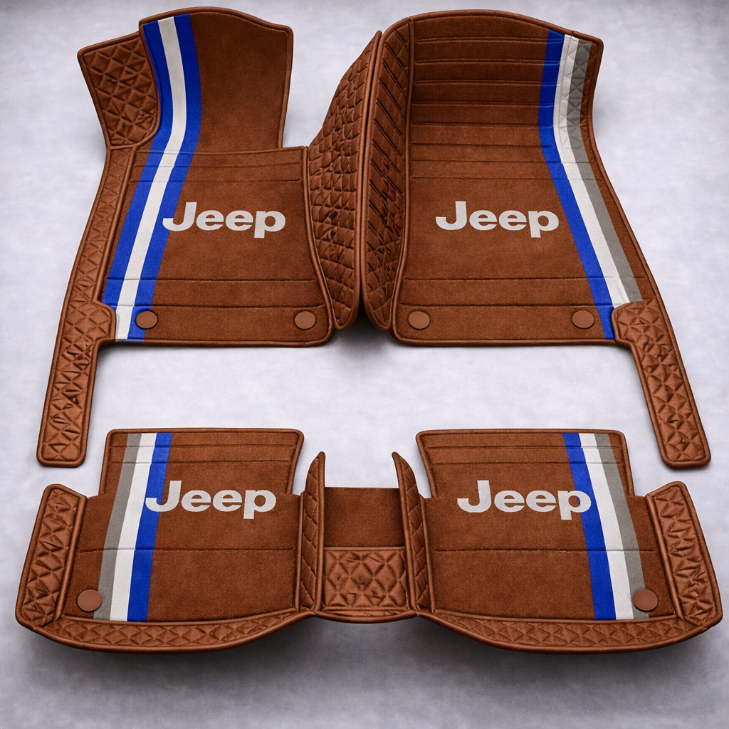 Set de covorașe auto premium, finisaj din piele – curățenie și eleganță în fiecare zi