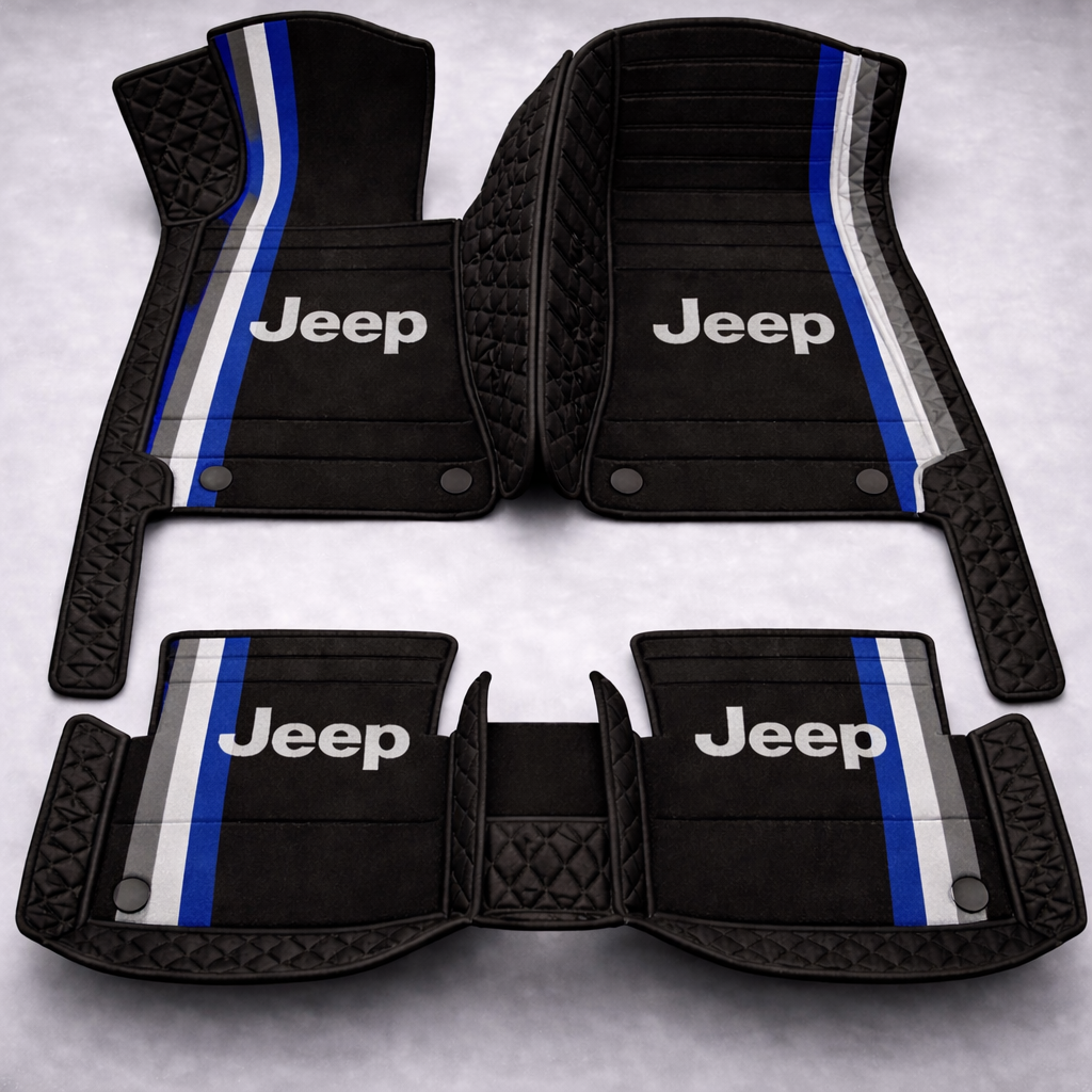 Set de covorașe auto premium, finisaj din piele – curățenie și eleganță în fiecare zi