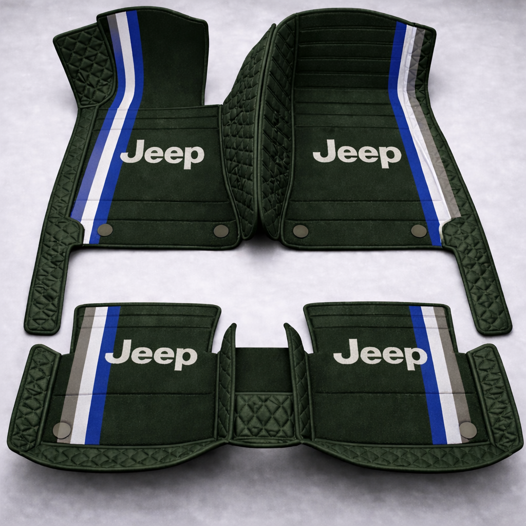 Set de covorașe auto premium, finisaj din piele – curățenie și eleganță în fiecare zi