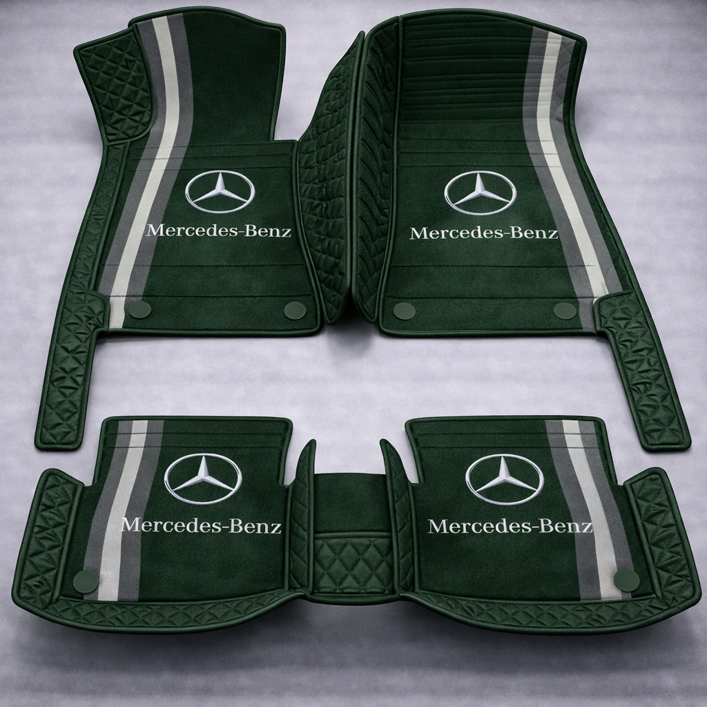 Set de covorașe auto premium, finisaj din piele – curățenie și eleganță în fiecare zi