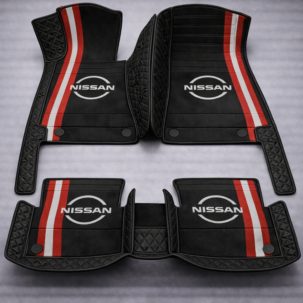 Set de covorașe auto premium, finisaj din piele – curățenie și eleganță în fiecare zi