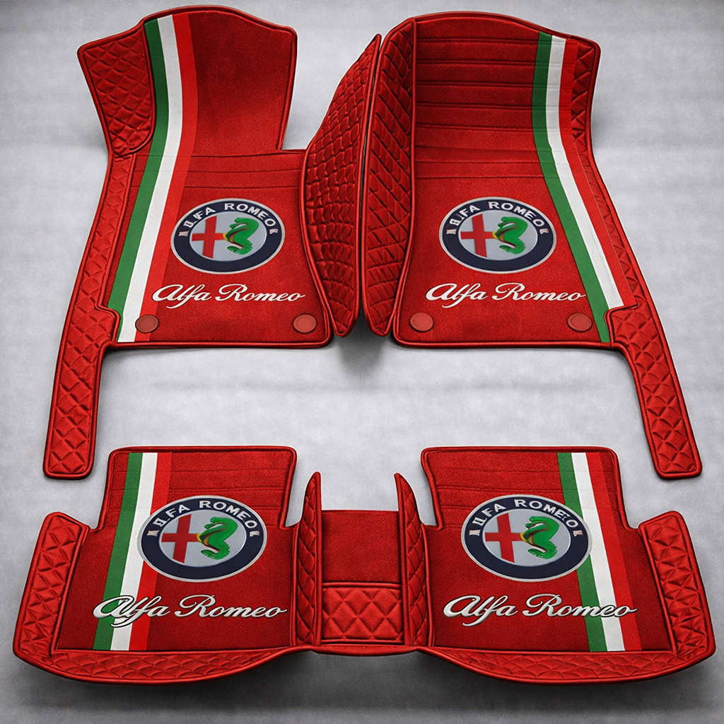 Set de covorașe auto premium, finisaj din piele – curățenie și eleganță în fiecare zi