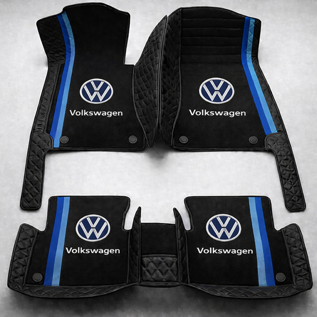 Set de covorașe auto premium, finisaj din piele – curățenie și eleganță în fiecare zi