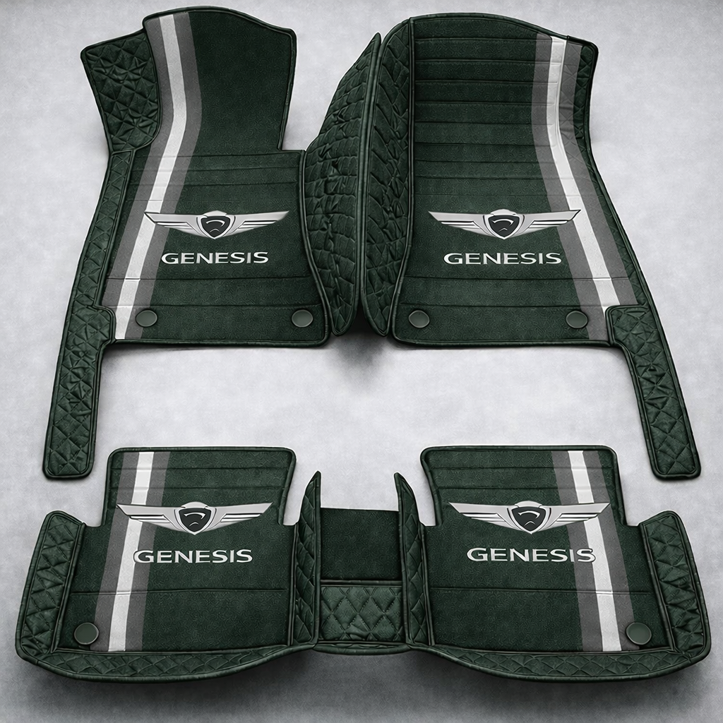 Set de covorașe auto premium, finisaj din piele – curățenie și eleganță în fiecare zi